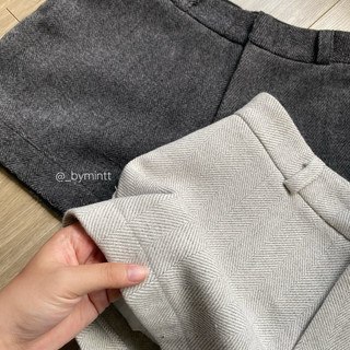 TINI DẠ | Quần short dạ cạp trễ | Bymintt