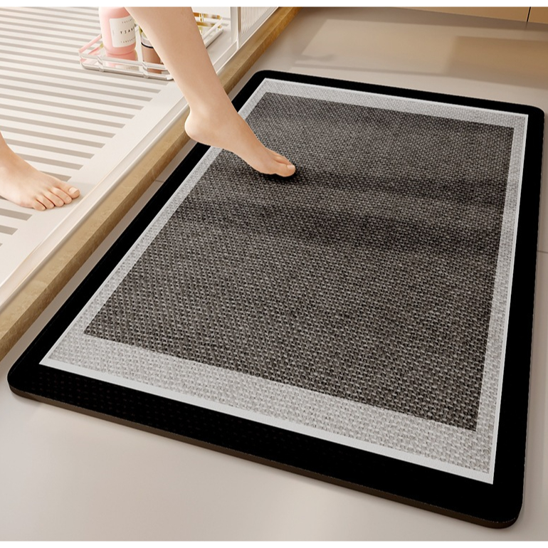 Thảm Lau Chân Nhà Bếp Silicon  Cao cấp 50x70cm 1986