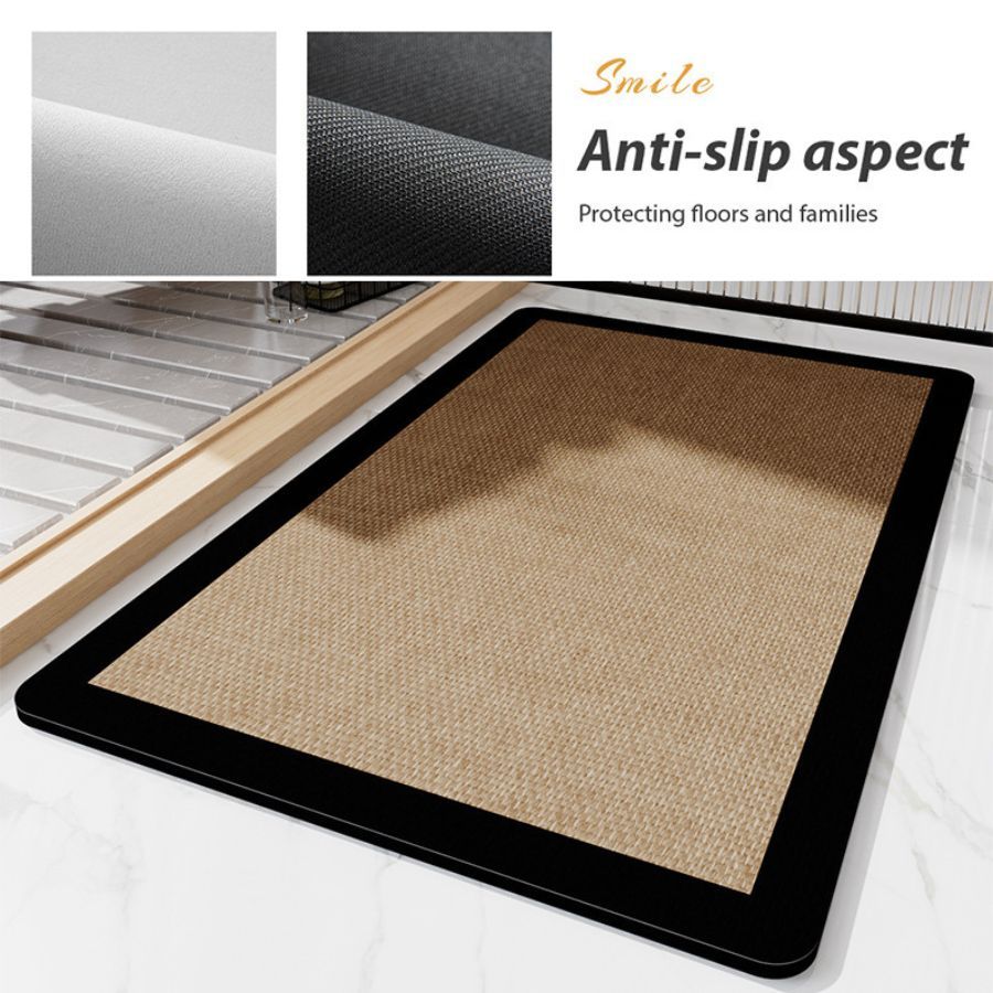 Thảm Lau Chân Nhà Bếp Silicon  Cao cấp 50x70cm 1986
