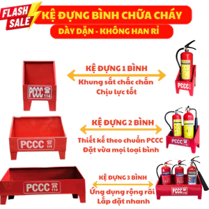 Kệ Đựng Bình Chữa Cháy Đơn, Đôi, Ba Bảo Vệ Bình Chữa Cháy Sơn Tĩnh Điện Không Han Rỉ, Dày Dặn, Cao Cấp