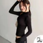 Áo cổ lọ 8cm borip cotton form ôm dài tay nữ Duy Linh mềm mịn tôn dáng ADT15