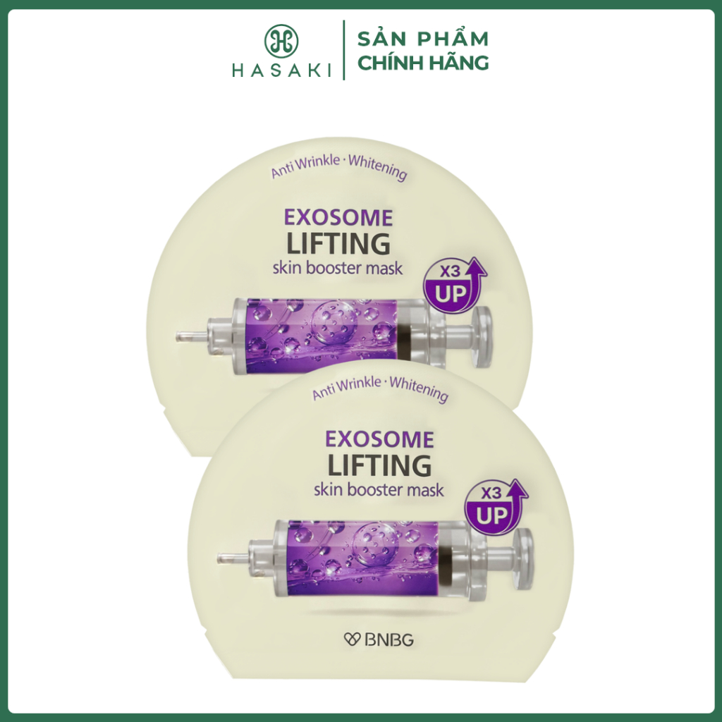 Combo 2 Mặt Nạ BNBG Exosome Nâng Cơ, Trẻ Hoá Da 30ml