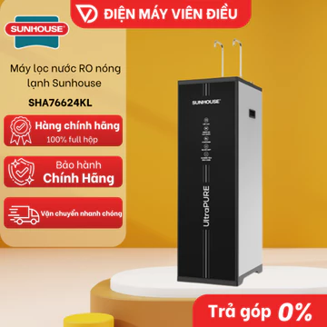 [FREESHIP NGHỆ AN] Máy lọc nước RO UltraPURE SUNHOUSE 11 lõi SHA76624KL nóng lạnh nguội 3 chế độ