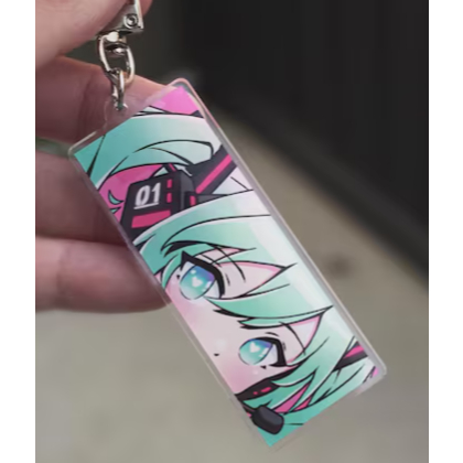 Miku Peeks! – Phiên bản móc khóa của DECALZOMBIE