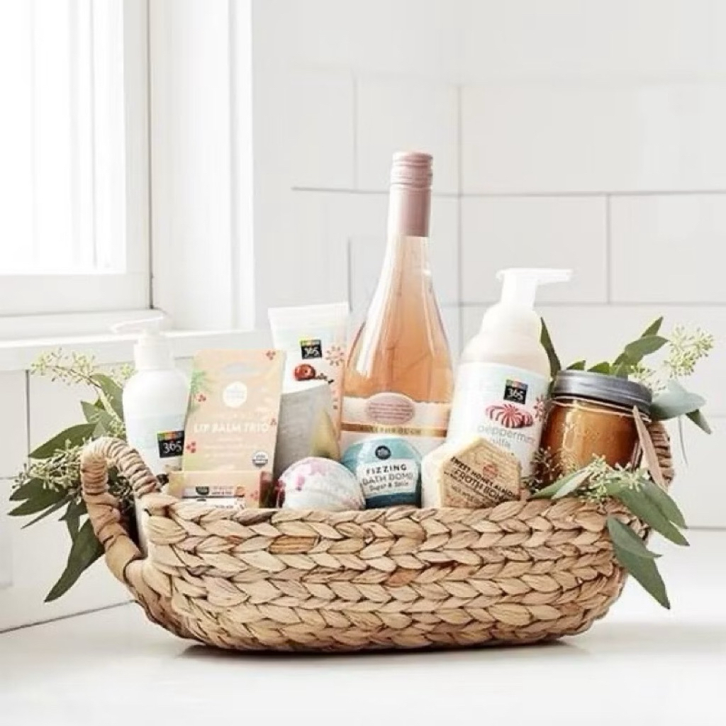 Giỏ đựng đồ , decor trang trí dáng thuyền bằng cói lục bình