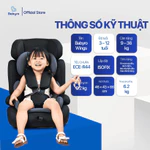 Ghế Ngồi Ô Tô Cho Trẻ Em 3-12 Tuổi BABYRO WING - Tiêu Chuẩn ECE-R44 Isofix - Đai An Toàn 5 Điểm - Lắp Đặt 2in1 Tiện Lợi — ảnh 8