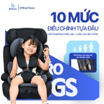Ghế Ngồi Ô Tô Cho Trẻ Em 3-12 Tuổi BABYRO WING - Tiêu Chuẩn ECE-R44 Isofix - Đai An Toàn 5 Điểm - Lắp Đặt 2in1 Tiện Lợi — ảnh 6