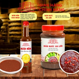 Combo MẮM NÊM PHA SẴN 620g và MẮM RUỐC (260G) Làng Chài Xưa, nguyên liệu tươi, thơm ngon đặc biệt