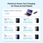 【Được chứng nhận CCC】CUKTECH Pin Dự Phòng 20000mAh Sạc Nhanh 40W – Tích Hợp Dây, Hỗ Trợ iP 38W / Xiaomi 33W —— CP24 — ảnh 5