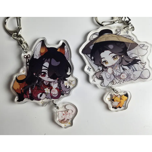 Móc khóa acrylic mê hoặc, Thiên Quan Tứ Phúc (Heaven Official’s Blessing), móc khóa acrylic, Xie Lian, Hua Cheng