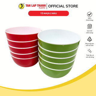 Tô nhựa 2 màu cao cấp, tô nhựa PP Tân Lập Thành Sản phẩm chất lượng, nhà nhà thịnh vượng
