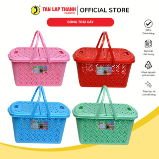 Giỏ nắp hoa nhựa Tân Lập Thành Sản phẩm chất lượng, nhà nhà thịnh vượng, bền chắc, tiện lợi