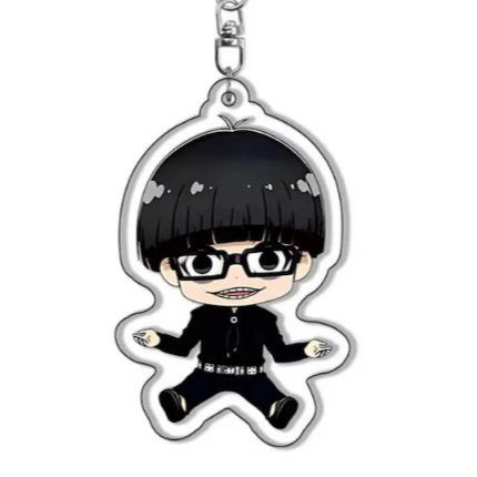 Bộ móc khóa Blue Lock | Móc khóa acrylic Chibi anime | Isagi, Bachira, Nagi, Rin & nhiều nhân vật khác