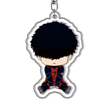 Bộ móc khóa Blue Lock | Móc khóa acrylic Chibi anime | Isagi, Bachira, Nagi, Rin & nhiều nhân vật khác