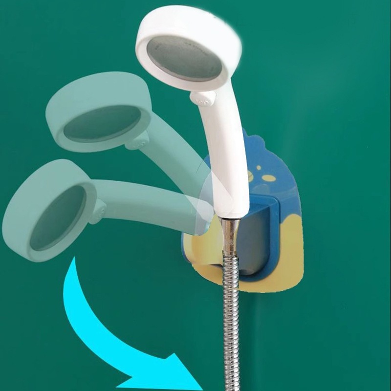 Giá Treo Vòi Hoa Sen , Đế Kẹp Vòi Sen Vòi Xịt Toilet Dán Tường Bằng Nhựa Họa Tiết Hoạt Hình tongkhosi2