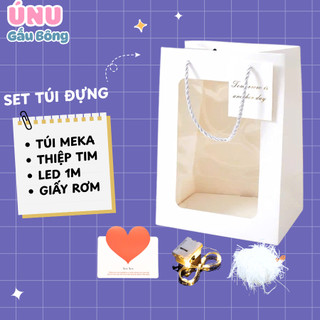 Túi Meka 1 Mặt Kích Thước 25x14x35 cm ( DXRXC), Túi Đựng Quà Sinh Nhật Có Quai Sang Trọng