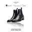 Giày Chelsea Boots nam LEMANS màu đen CB04.1 - Da Bò - Mũi nhọn - Đế thơm cao 5cm - BH 24 tháng