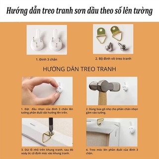 Tranh Tô Màu Số Hóa  Chữa Lành 40x50 – Căng Khung Sẵn - Hàng sẵn kho giao nhanh