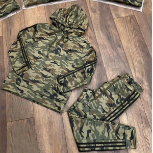 Bộ thể thao Dát Camo Rằn Ri Logo Thêu Hottrend 2025 - chất liệu nỉ bông cao cấp dày dặn giữ nhiệt tốt