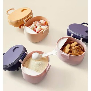 Hộp đựng sữa bột cho bé - Hộp chia sữa kèm muỗng