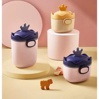 Hộp chia sữa - Hộp đựng sữa bột di động cho bé - Hộp đựng trái cây đồ ăn nhẹ - Kèm muỗng