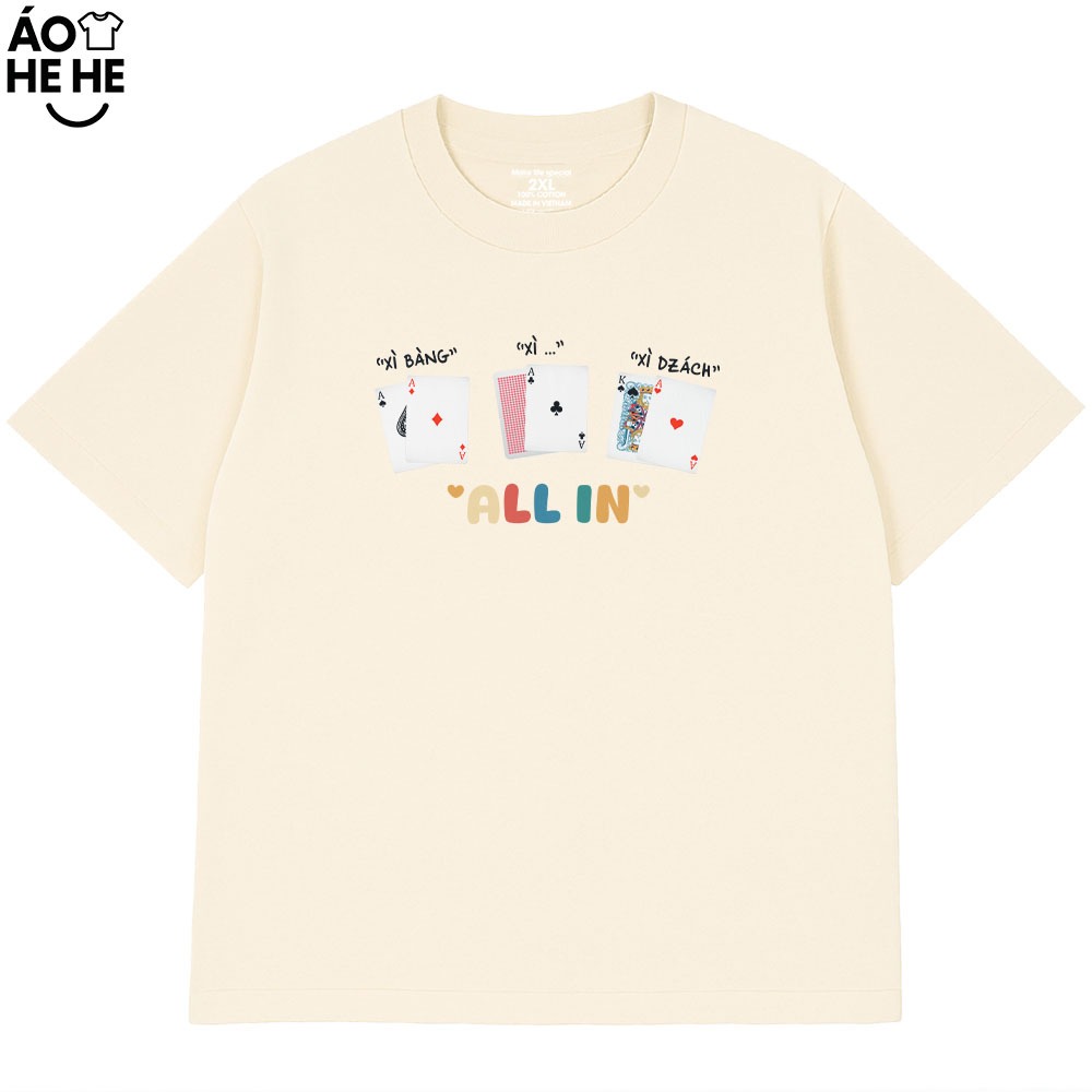 Áo Tết Hài Hước Xì Bàn Xì Dách Câu Nói Ngày Tết Vui Nhộn Form Rộng Cotton 2320gsm In Theo Yêu Cầu