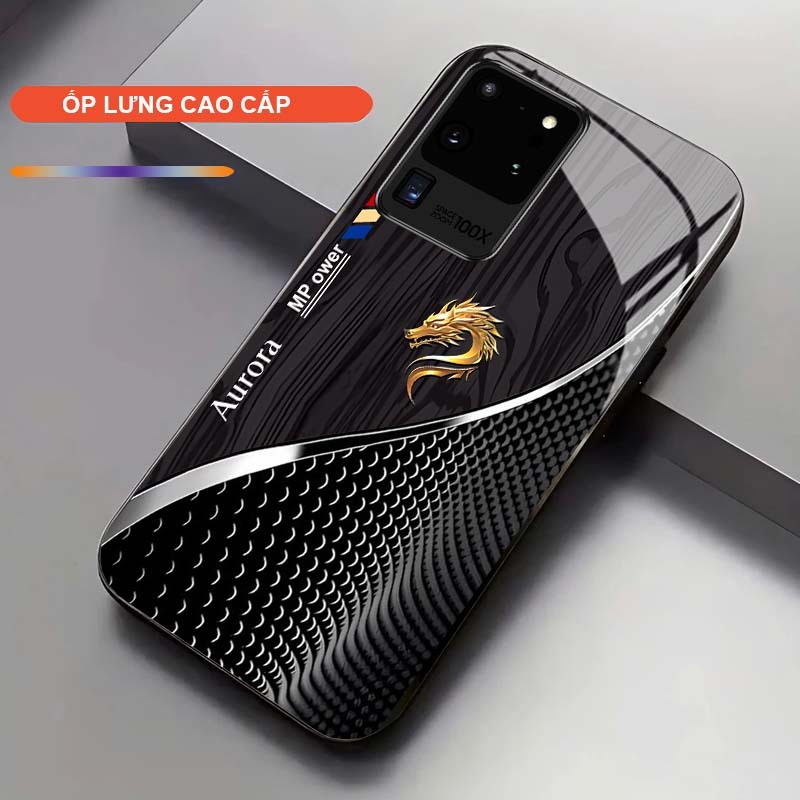 Ốp Lưng cho SAMSUNG S20 ULTRA Cao Cấp – Thiết Kế Rồng Vàng May Mắn, Sang Trọng, Chống Trầy, Bền Đẹp