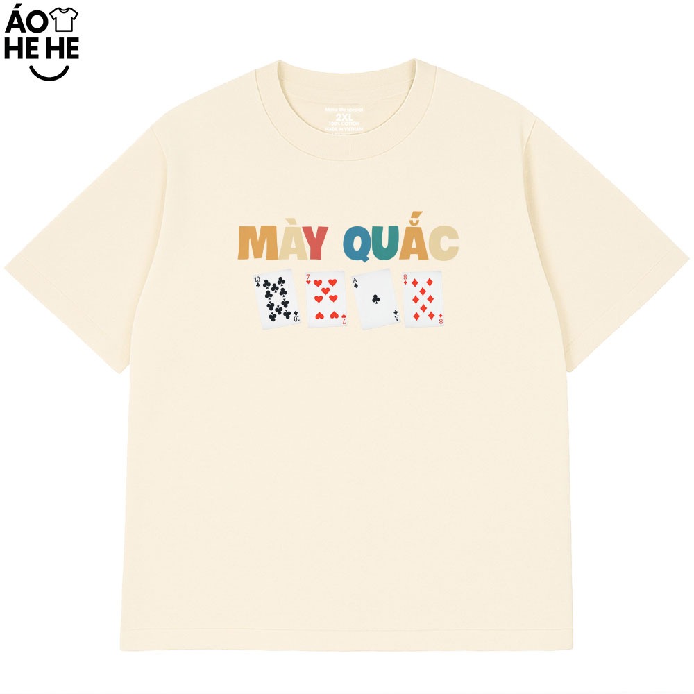 Áo Thun Tết Hài Hước Mày Quắc Câu Nói Text Tết Việt Nam Form Rộng Cotton 230gsm In Theo Yêu Cầu