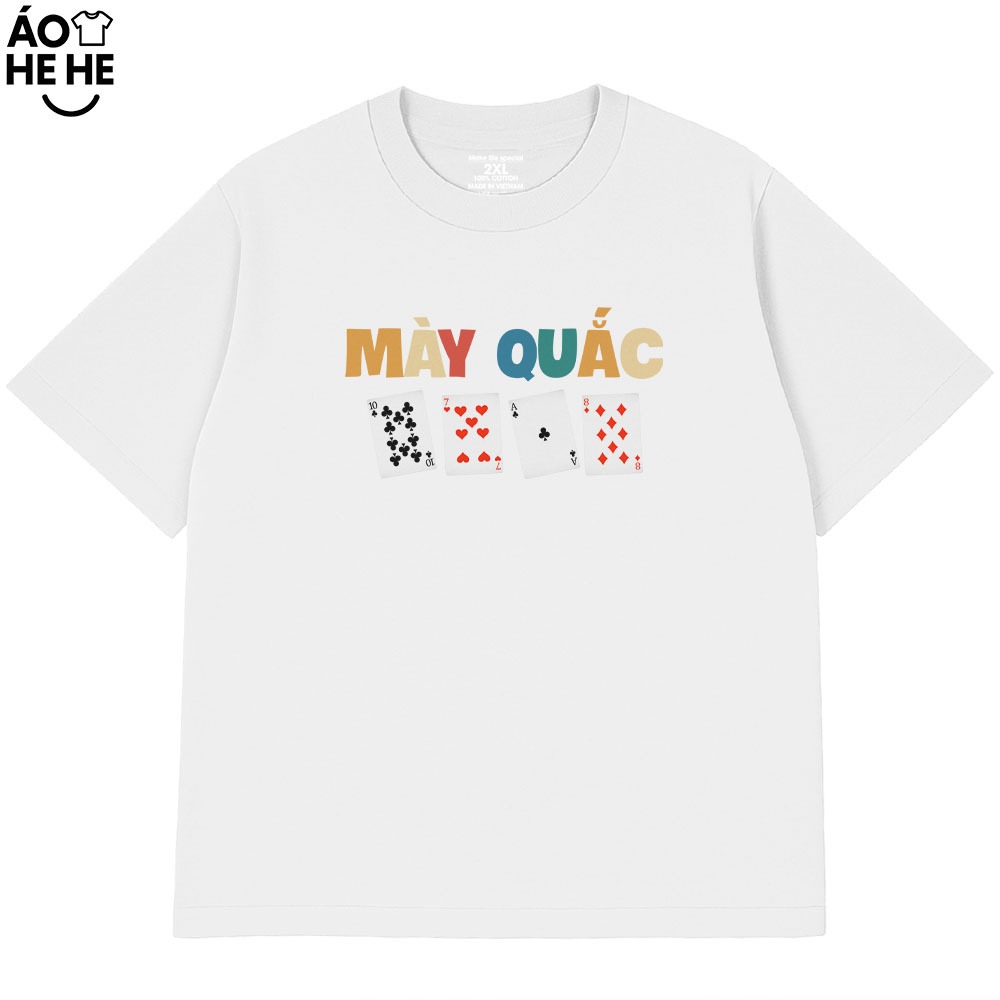 Áo Thun Tết Hài Hước Mày Quắc Câu Nói Text Tết Việt Nam Form Rộng Cotton 230gsm In Theo Yêu Cầu