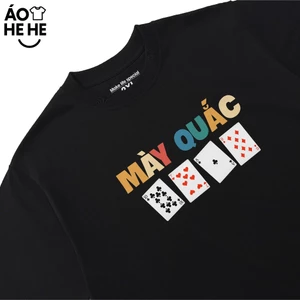 Áo Thun Tết Hài Hước Mày Quắc Câu Nói Text Tết Việt Nam Form Rộng Cotton 230gsm In Theo Yêu Cầu