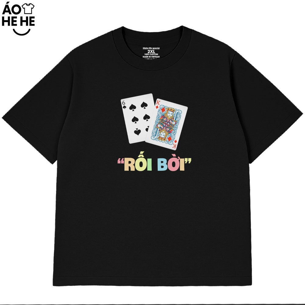 Áo Thun Tết Hài Hước Rối Bời Câu Nói Text Tết Việt Nam Form Rộng Cotton 230gsm In Theo Yêu Cầu