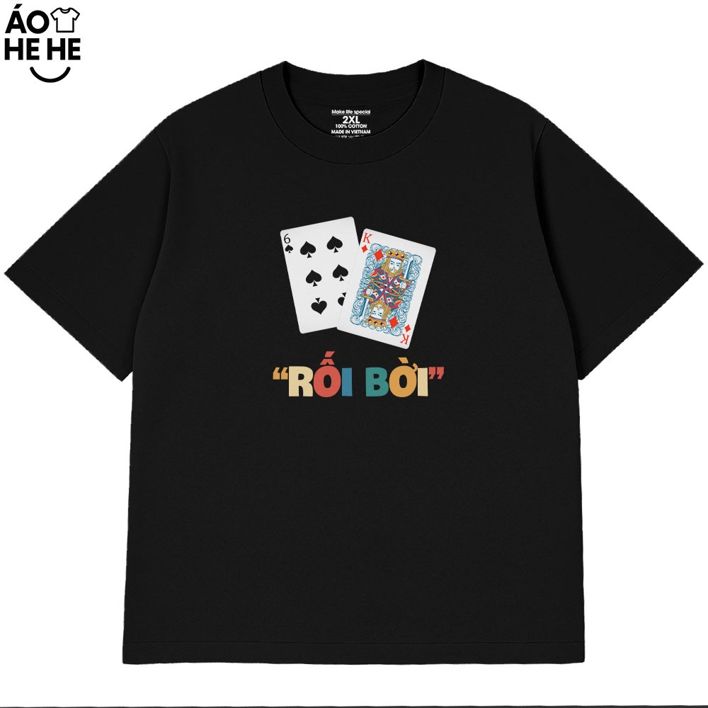 Áo Thun Tết Hài Hước Rối Bời Câu Nói Text Tết Việt Nam Form Rộng Cotton 230gsm In Theo Yêu Cầu