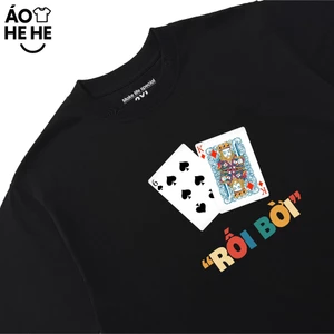 Áo Thun Tết Hài Hước Rối Bời Câu Nói Text Tết Việt Nam Form Rộng Cotton 230gsm In Theo Yêu Cầu