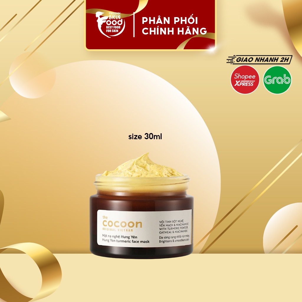 [HB Gift] Cocoon Hung Yen Turmeric Face Mask - size 30ml (HÀNG TẶNG ...