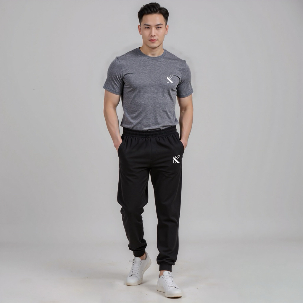 Quần thể thao nam dài jogger tập gym chạy bộ vải loại 1 co giãn 4 chiều thoáng mát thấm hút mồ hôi không nhăn