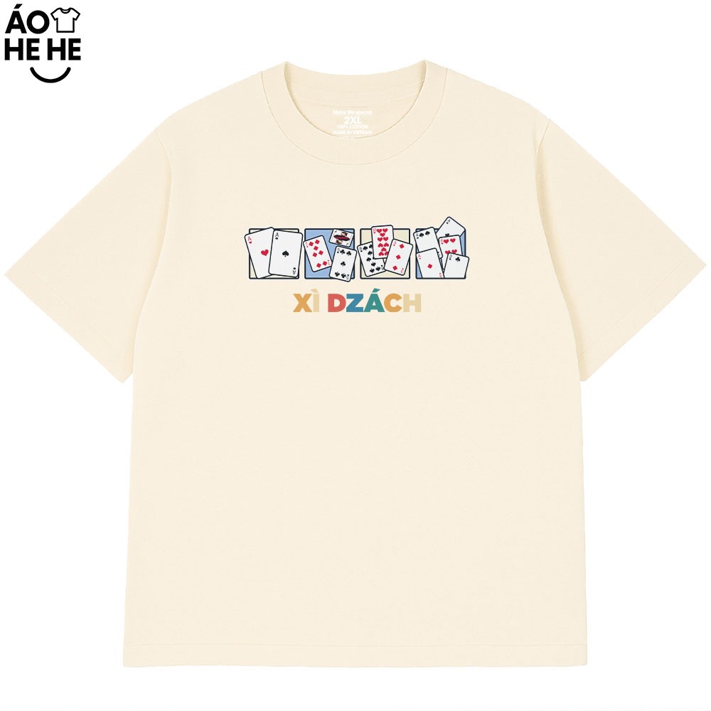 Áo Thun Tết Hài Hước Xì Dách Câu Nói Text Tết Việt Nam Form Rộng Cotton 230gsm In Theo Yêu Cầu
