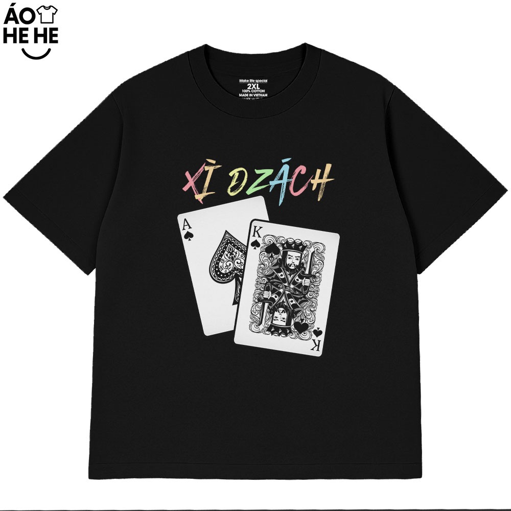 Áo Thun Tết Hài Hước Xì Dách Câu Nói Text Tết Việt Nam Form Rộng Cotton 230gsm In Theo Yêu Cầu
