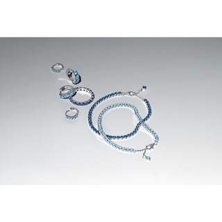 Vòng Tay Pandora Tennis Bạc Đính Đá Sắc Xanh Bầu Trời