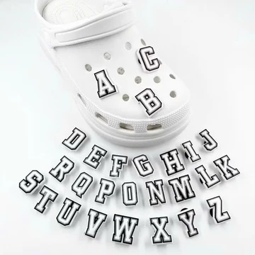 Charm chữ (ship từ 3 charm) số gắn dép jibitz chữ theo tên phụ kiện gắn dép siêu xinh - yihetag