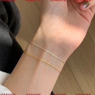 [BẠC 925] Vòng tay nữ bạc 925 trơn thiết kế đơn giản, có thể phối cùng các mẫu khác
