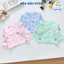 Áo Xốp Dài Tay Trần Bông Cho Bé Sơ Sinh nhiều màu cổ tàu cúc giữa cho bé trai gái 4-15kg Đậu Đậu Store AXOP01