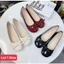 Giày búp bê nơ đế dẻo mũi tròn đế 3CM thời trang cho nữ đi học đi chơi mẫu mới L510