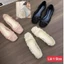 Giày Búp Bê Ren Thêu Hoa Hồng Nổi Phong Cách Nhẹ Nhàng Nữ Tính Mã V027