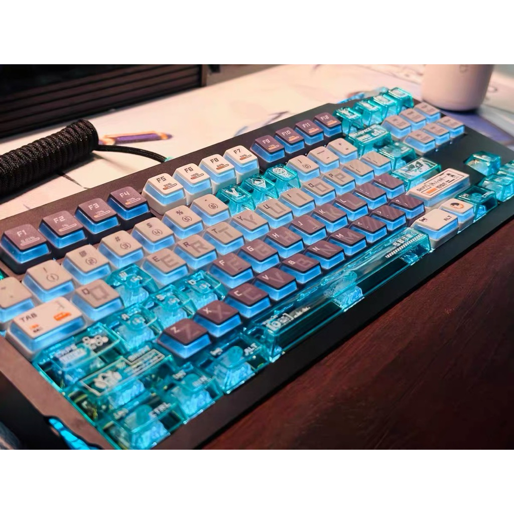 Keycap set Kaiju No 8(Monster #8) from Titan Nation PBT+PC | BigBuy360 - bigbuy360.vn