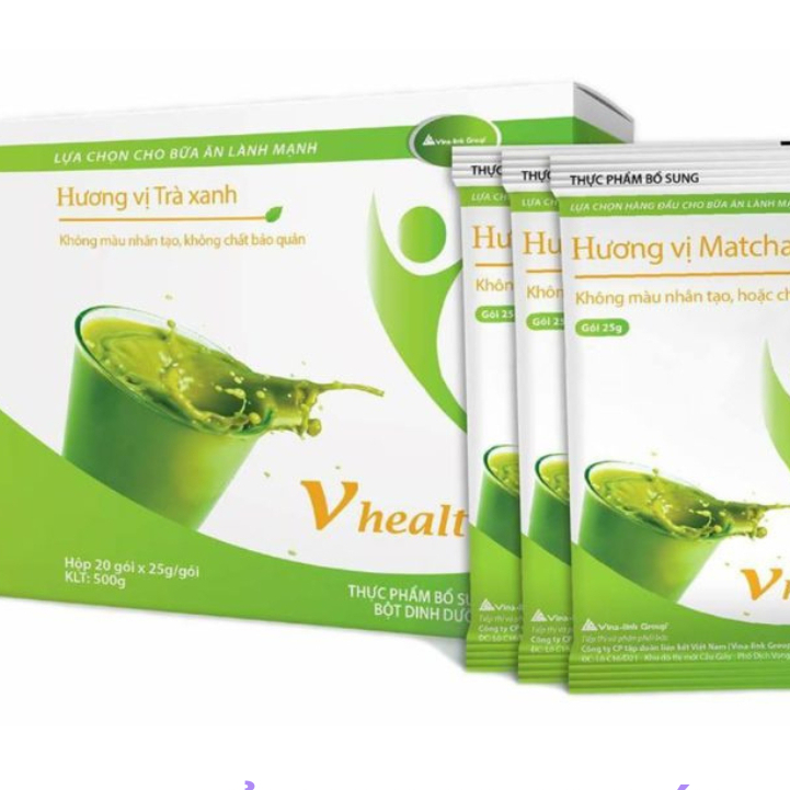 [ Sỉ 220k - Vinalink ] Bữa ăn dinh dưỡng vhealth vị trà xanh vinalink ...
