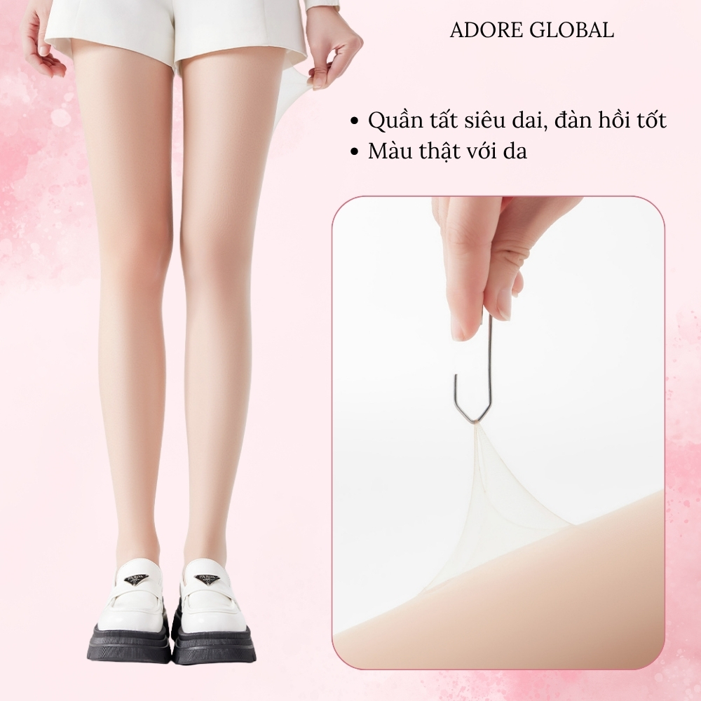 Quần Tất 5D Siêu Trong Co Giãn Tốt Ôm Sát Đường Cong Cơ Thể ADORE S1001