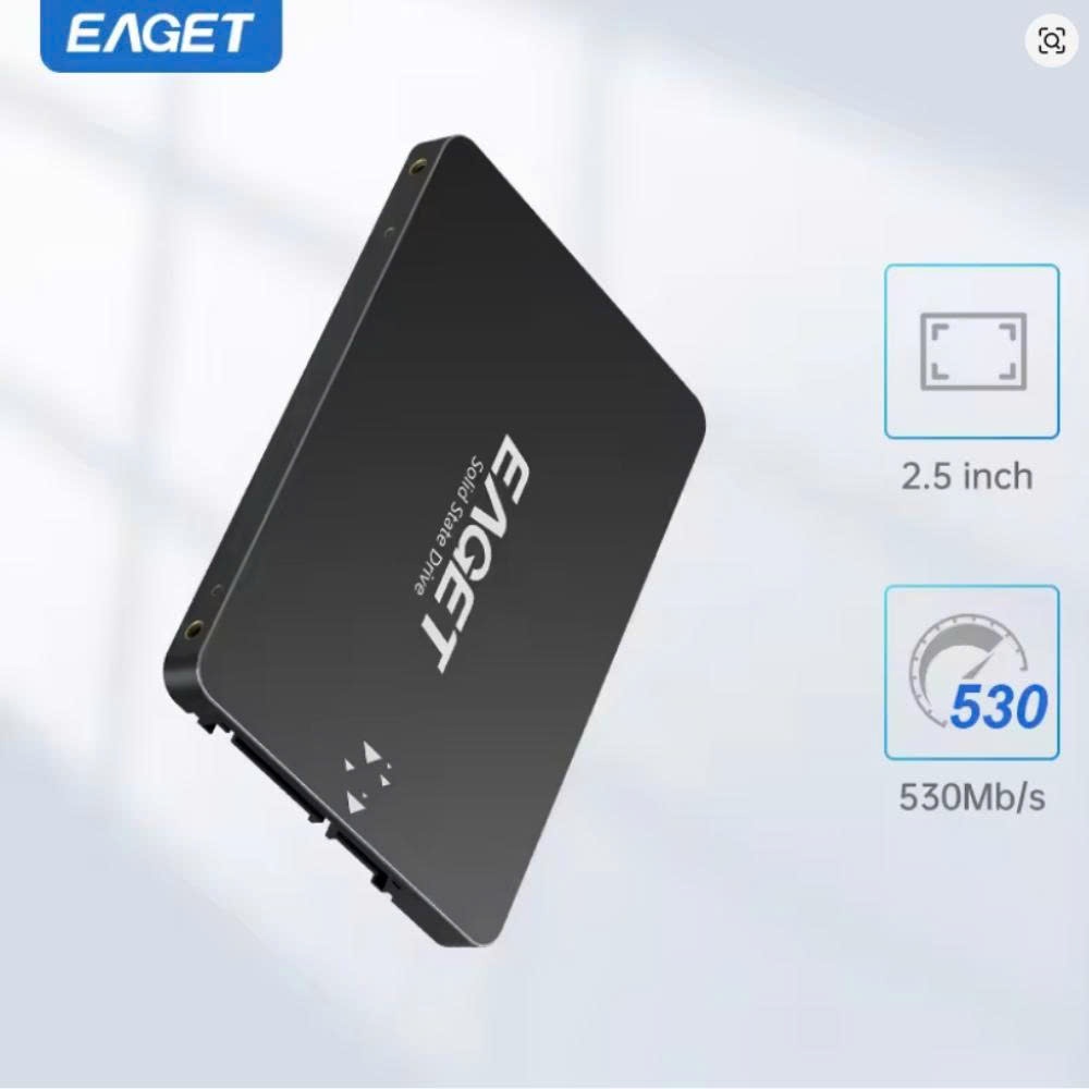 Ổ Cứng SSD EAGET 120GB/240GB/480G/512GB/1TB SATA III – Nâng Cấp