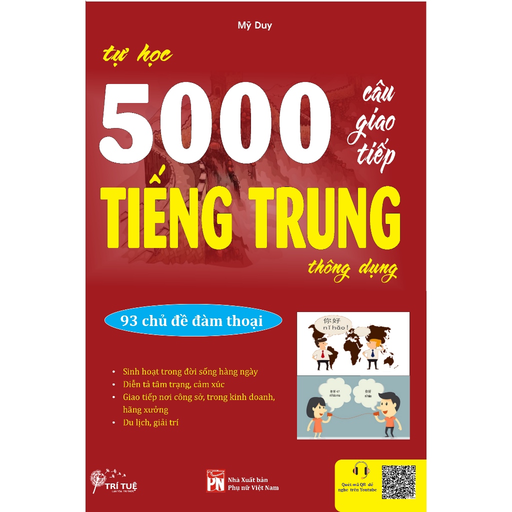 Sách - Tự học 5000 câu giao tiếp tiếng Trung thông dụng | BigBuy360 - bigbuy360.vn