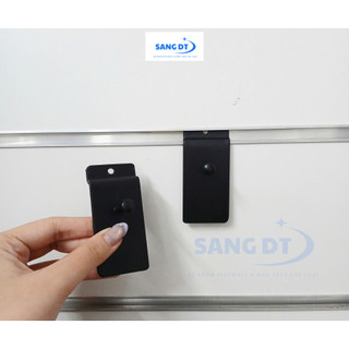 Móc Treo Đồng Hồ / Khung Tranh 2cm Cài Rãnh – Sắt Sơn Tĩnh Điện,Chống Gỉ Sét,Màu Đen,Dễ Lau Chùi