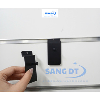 Móc Treo Đồng Hồ / Khung Tranh 2cm Cài Rãnh – Sắt Sơn Tĩnh Điện,Chống Gỉ Sét,Màu Đen,Dễ Lau Chùi